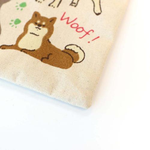 アニマルグッズ トートバッグ バッグプリントトート ドッグ いぬ 手提げかばん グッズ メール便可