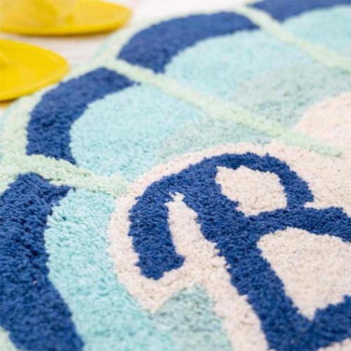 フロアマット マット レインボーシェル ビーチ インテリア雑貨 グッズ