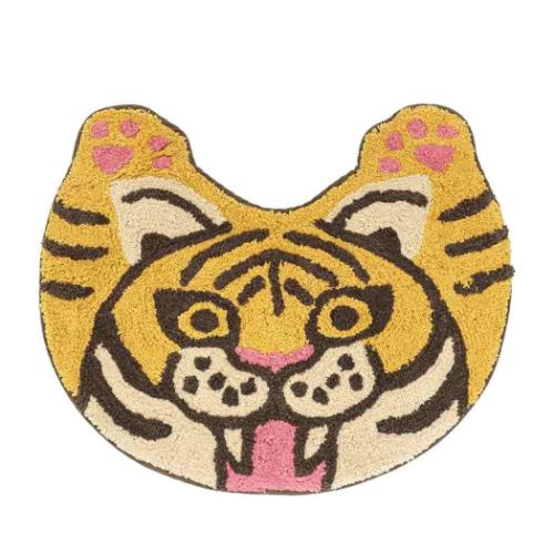 アニマルグッズ フロアマット マット バンザイアニマル トラ アニマル インテリア雑貨 グッズ
