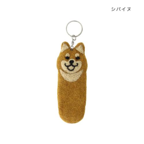 アニマルグッズ ミニポーチ リップクリームホルダー アニマルー いぬ リップケース グッズ メール便可