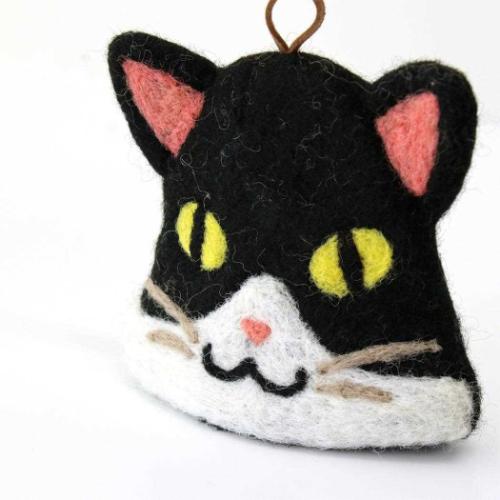 アニマルグッズ 鍋つかみ アニマル ハチワレ ねこ かわいい グッズ メール便可