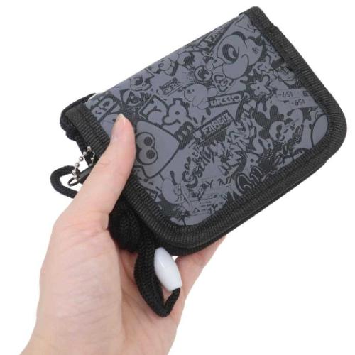 スプラトゥーン 子供用財布 キッズウォレット BLACK キャラクター グッズ メール便可