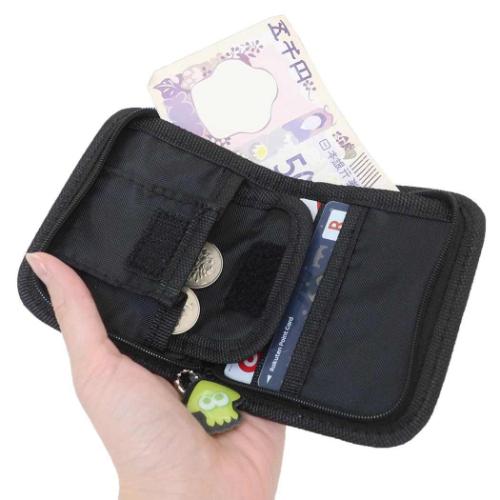 スプラトゥーン 子供用財布 キッズウォレット BLACK キャラクター グッズ メール便可
