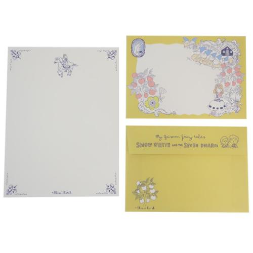 Shinzi Katoh シンジ カトウ 手紙セット レターセット グリム童話 白雪姫 2 かわいい グッズ メール便可
