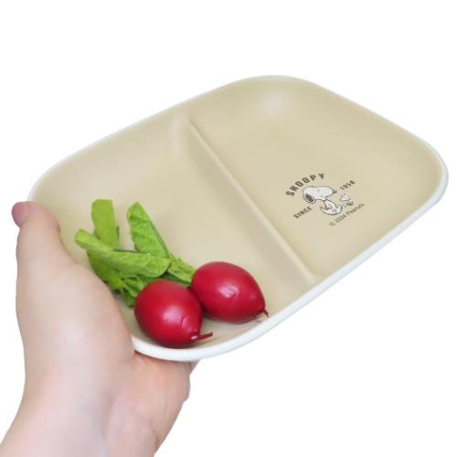 スヌーピー 中皿 ランチプレートスクエア スヌーピー とさんぽ ピーナッツ キャラクター グッズ