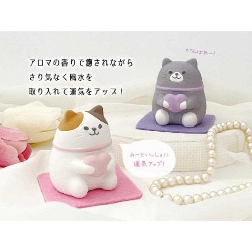 リラックス雑貨 風水ねこアロママスコット みーちゃん 恋愛運 猫 インテリア グッズ