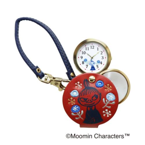 ムーミン 懐中時計 NEW刺繍入りハングウォッチ RE 北欧 キャラクター グッズ