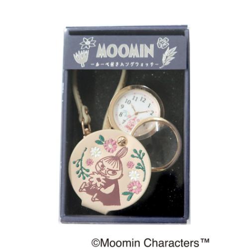 ムーミン 懐中時計 NEW刺繍入りハングウォッチ RE 北欧 キャラクター グッズ