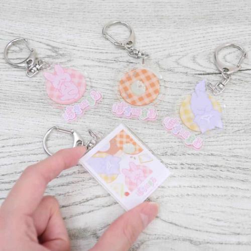 ぼさにまる キーリング アクリルキーホルダー さくら サンリオ キャラクター グッズ メール便可