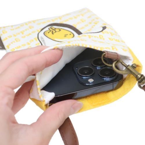 ぐでたま スマホポーチ マルチミニトート gudetama サンリオ キャラクター グッズ メール便可