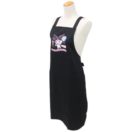 クロミ エプロン カフェエプロン ショートアニメデザイン サンリオ キャラクター グッズ メール便可