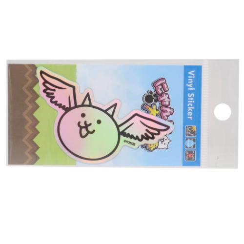 にゃんこ大戦争 キャラクターステッカー ホログラムステッカー ネコノトリ キャラクター グッズ メール便可