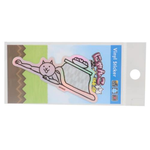 にゃんこ大戦争 キャラクターステッカー ホログラムステッカー ねこタツ キャラクター グッズ メール便可