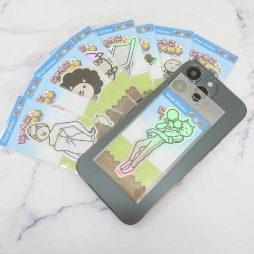 にゃんこ大戦争 キャラクターステッカー ホログラムステッカー ねこタツ キャラクター グッズ メール便可