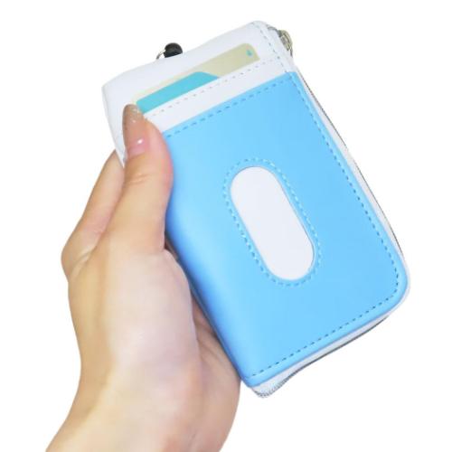 ハローキティ 定期入れ キー＆パスポーチ みずいろ 飛行機 サンリオ キャラクター グッズ メール便可