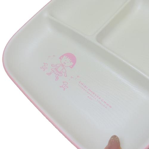 ちびまる子ちゃん 中皿 スクエアワンプレートL さくらももこ アニメキャラクター グッズ
