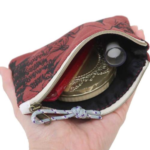 ムーミン ミニポーチ ティッシュポーチ キャンプシリーズ リトルミイ 北欧 キャラクター グッズ メール便可