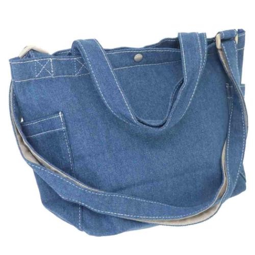 ムーミン ショルダーバッグ デニムショルダーバッグ スナフキン＆リトルミイ 北欧 キャラクター グッズ メール便可