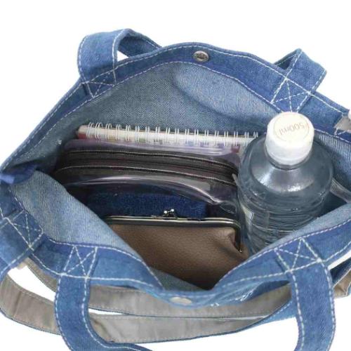 ムーミン ショルダーバッグ デニムショルダーバッグ スナフキン＆リトルミイ 北欧 キャラクター グッズ メール便可