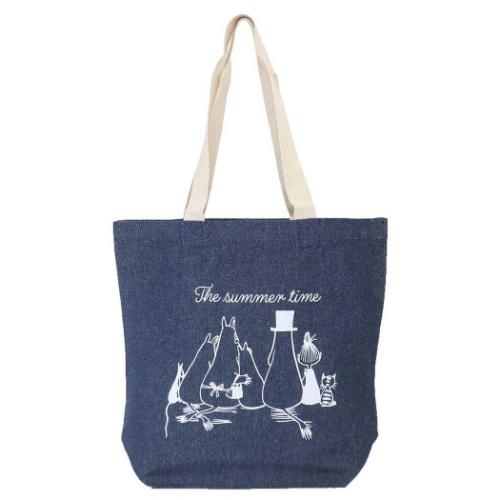 ムーミン トートバッグ シャンブリックトート セナカ 北欧 キャラクター グッズ メール便可