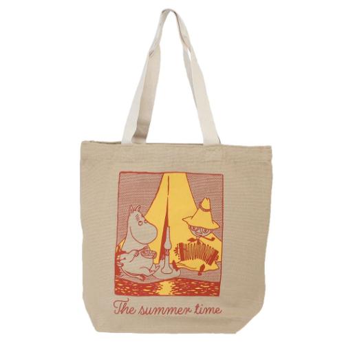 ムーミン トートバッグ シャンブリックトート テント 北欧 キャラクター グッズ メール便可