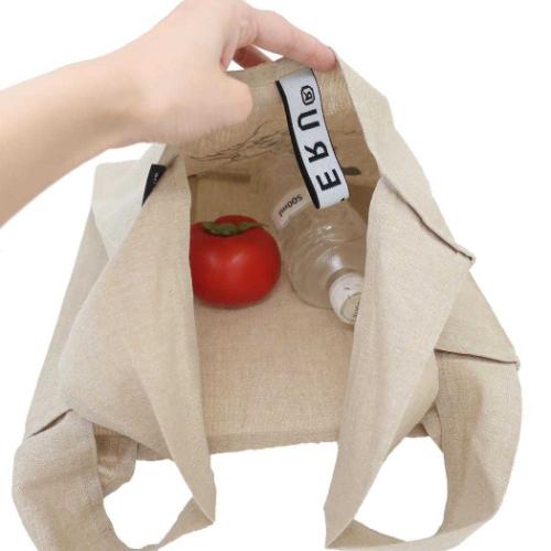 ムーミン ショッピングバッグ MOTTERU エコバック スナフキン ベージュ 北欧 キャラクター グッズ メール便可