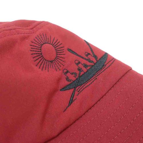 ムーミン 帽子 2way サウナハット ニョロニョロ ボルドー 北欧 キャラクター グッズ