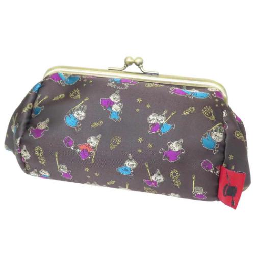 ムーミン コスメポーチ ジャガードがま口ポーチ らくがき リトルミイ 北欧 キャラクター グッズ