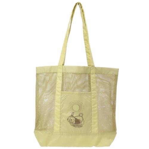 ムーミン トートバッグ サウナメッシュトート リトルミイ ベージュ 北欧 キャラクター グッズ メール便可