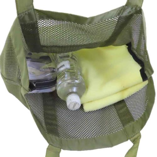 ムーミン トートバッグ サウナメッシュトート スナフキン オリーブ 北欧 キャラクター グッズ メール便可