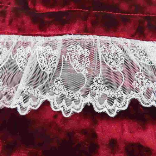 ムーミン トートバッグ レース＆ベロア巾着トート　リボン ワインレッド 北欧 キャラクター グッズ