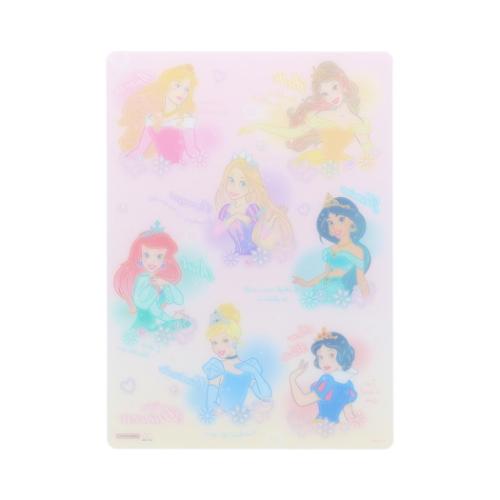 ディズニープリンセス 下敷き クリア下敷 ディズニー キャラクター グッズ メール便可