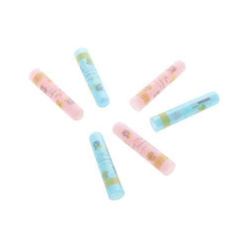 鉛筆キャップ 鉛筆キャップ6本 ふわふわわんにゃん かわいい グッズ メール便可