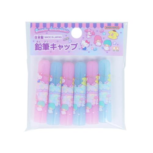 サンリオキャラクターズ 鉛筆キャップ 鉛筆キャップ6本 サンリオ キャラクター グッズ メール便可