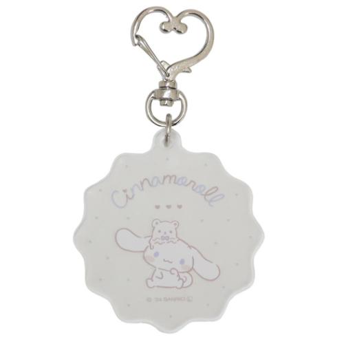 シナモロール キーリング アクリルキーホルダー WH サンリオ キャラクター グッズ メール便可