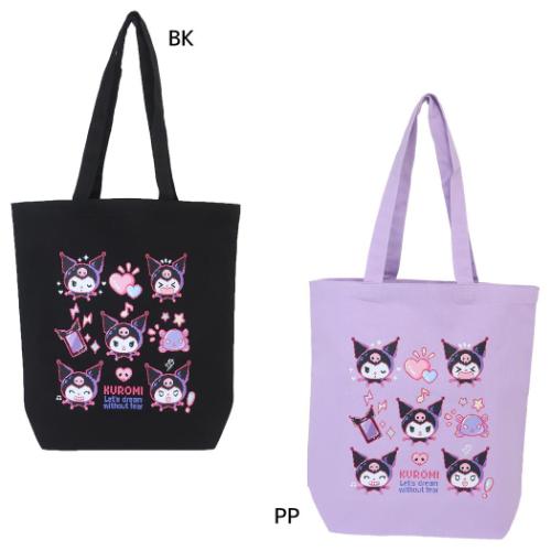 クロミ 手提げかばん トートバッグ ピクセルアート BK サンリオ キャラクター グッズ メール便可