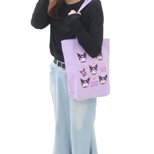 クロミ 手提げかばん トートバッグ ピクセルアート BK サンリオ キャラクター グッズ メール便可