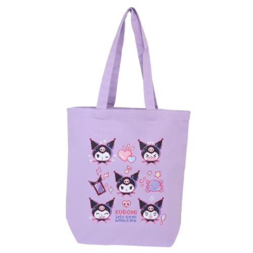 クロミ 手提げかばん トートバッグ ピクセルアート BK サンリオ キャラクター グッズ メール便可