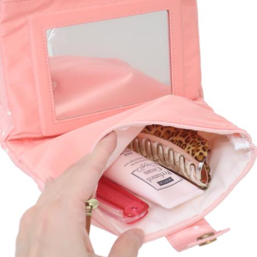 マイメロディ コスメポーチ ミラー付きポーチ サンリオ キャラクター グッズ