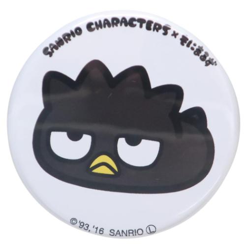 バッドばつ丸 缶バッジ カンバッジ SANRIO CHARACTERS x もにまるず サンリオ キャラクター グッズ メール便可