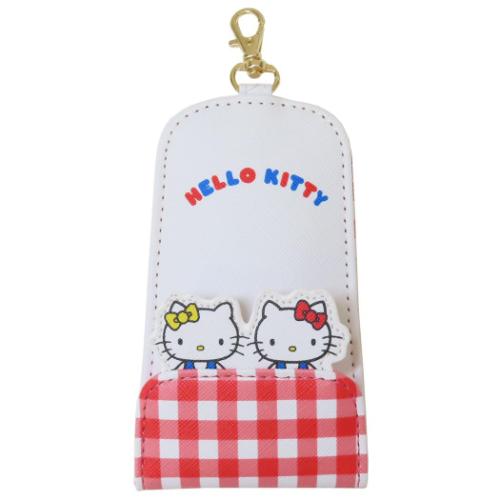 ハローキティ キーカバー リール付キーケース サンリオ キャラクター グッズ メール便可