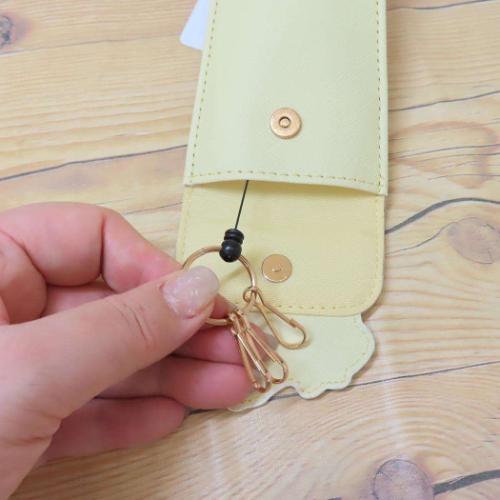 ポムポムプリン キーカバー リール付キーケース サンリオ キャラクター グッズ メール便可