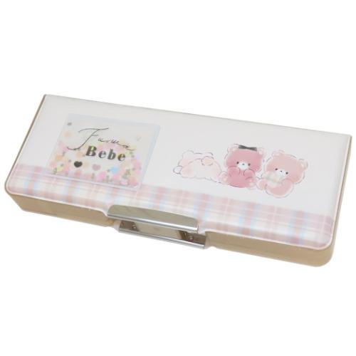 フワペペ 筆箱 コンパクト両面開きペンケース 新入学 かわいい グッズ