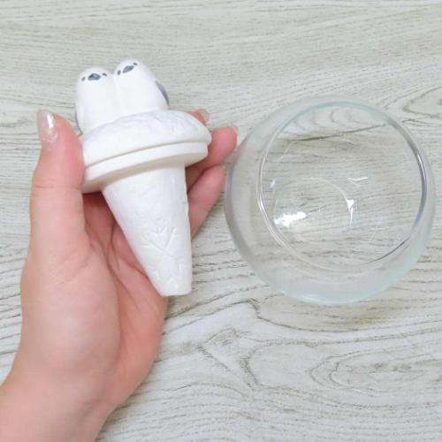卓上加湿器 ドーム型加湿器 シマエナガ アニマル エコ加湿器 気化式 グッズ