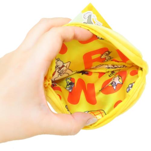トムとジェリー ミニポーチ ミニティッシュポーチ イエロー ワーナーブラザース キャラクター グッズ メール便可