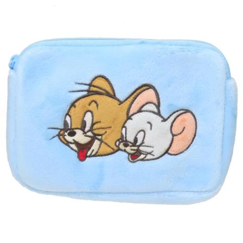 トムとジェリー ミニポーチ ミニティッシュポーチ ブルー ワーナーブラザース キャラクター グッズ メール便可