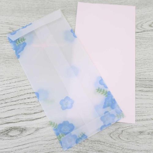 のし袋 トレペフラワー金封 ネモフィラ 御祝儀袋 グッズ メール便可