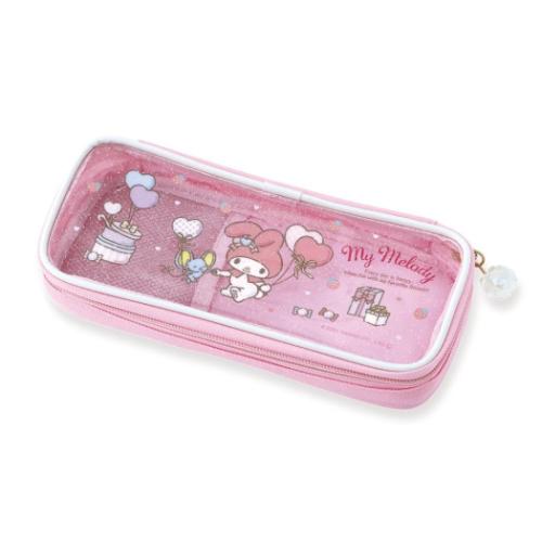 マイメロディ 筆箱 ペンケース ラウンドジップ クリアN サンリオ キャラクター グッズ メール便可