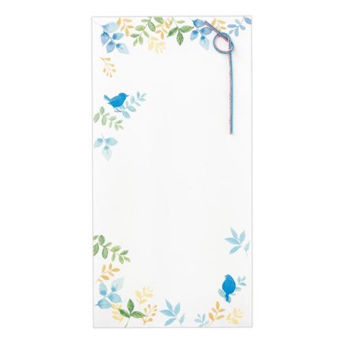 祝儀袋 金封 無地青い鳥 お祝い袋 グッズ メール便可