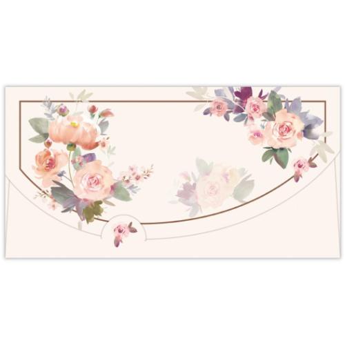 祝儀袋 金封 多目的 2枚入り 横型 シックローゼス お祝い袋 メッセージカード グッズ メール便可